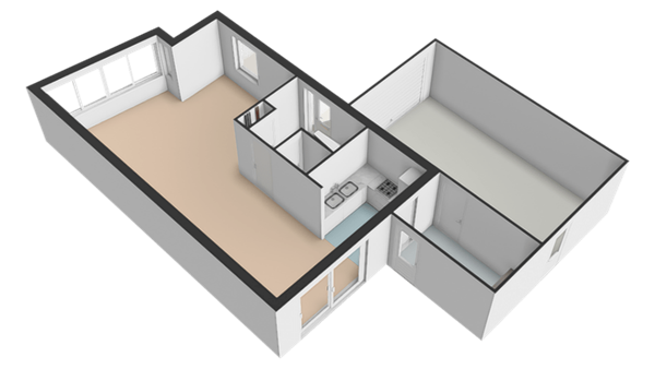 Floorplan - het Waterland 58, 8302 XD Emmeloord